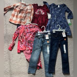 4T NWT Toddler Girls Clothing Lot
